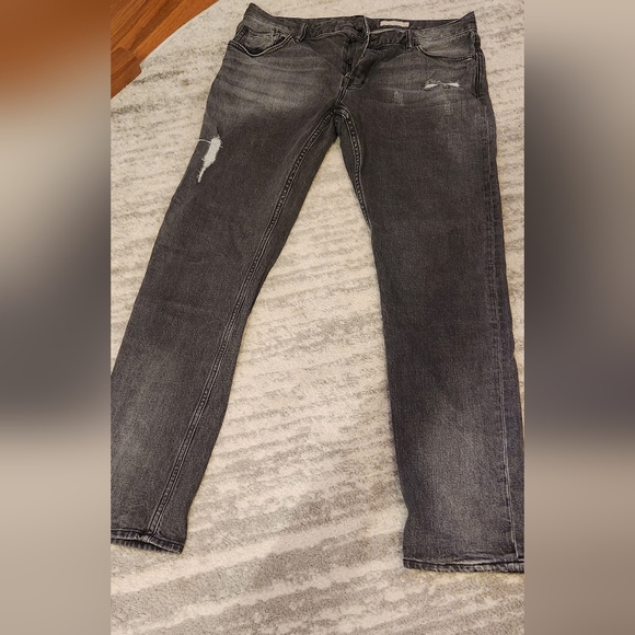 All Saints Gray Jeans